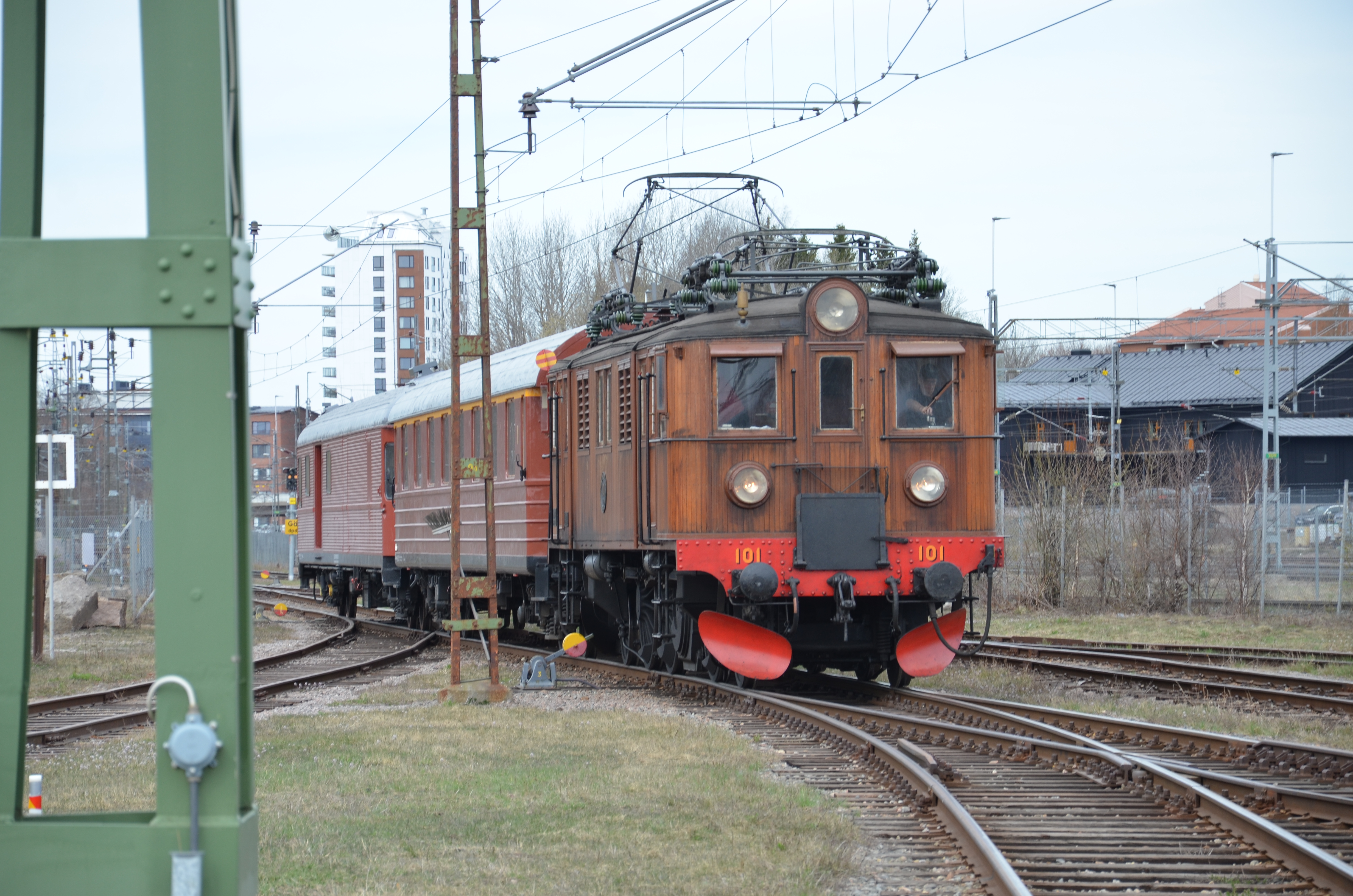 Ellok D 101, ett av loken som ska dra jubileumståget.
