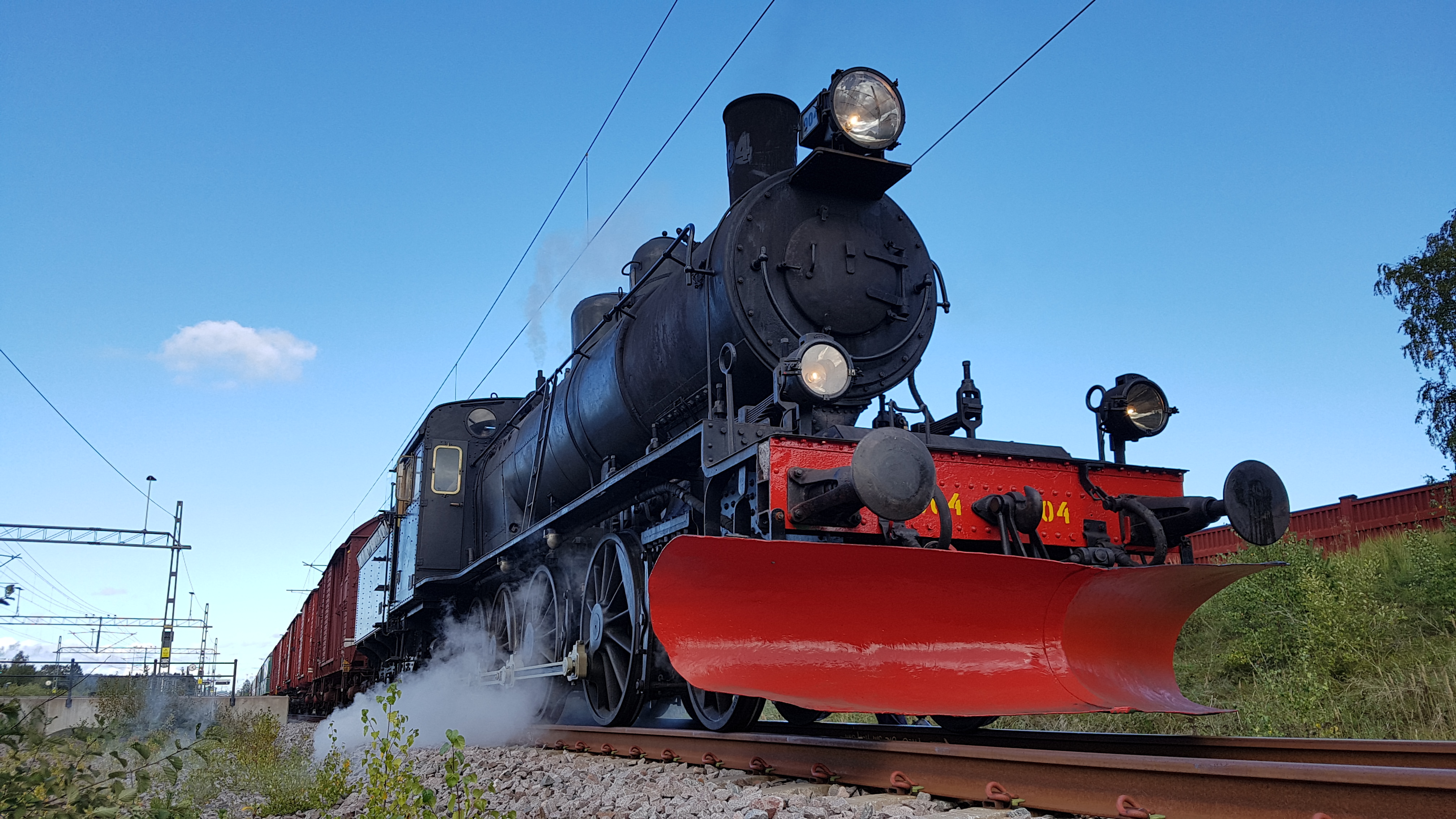 Ånglok E2 904.