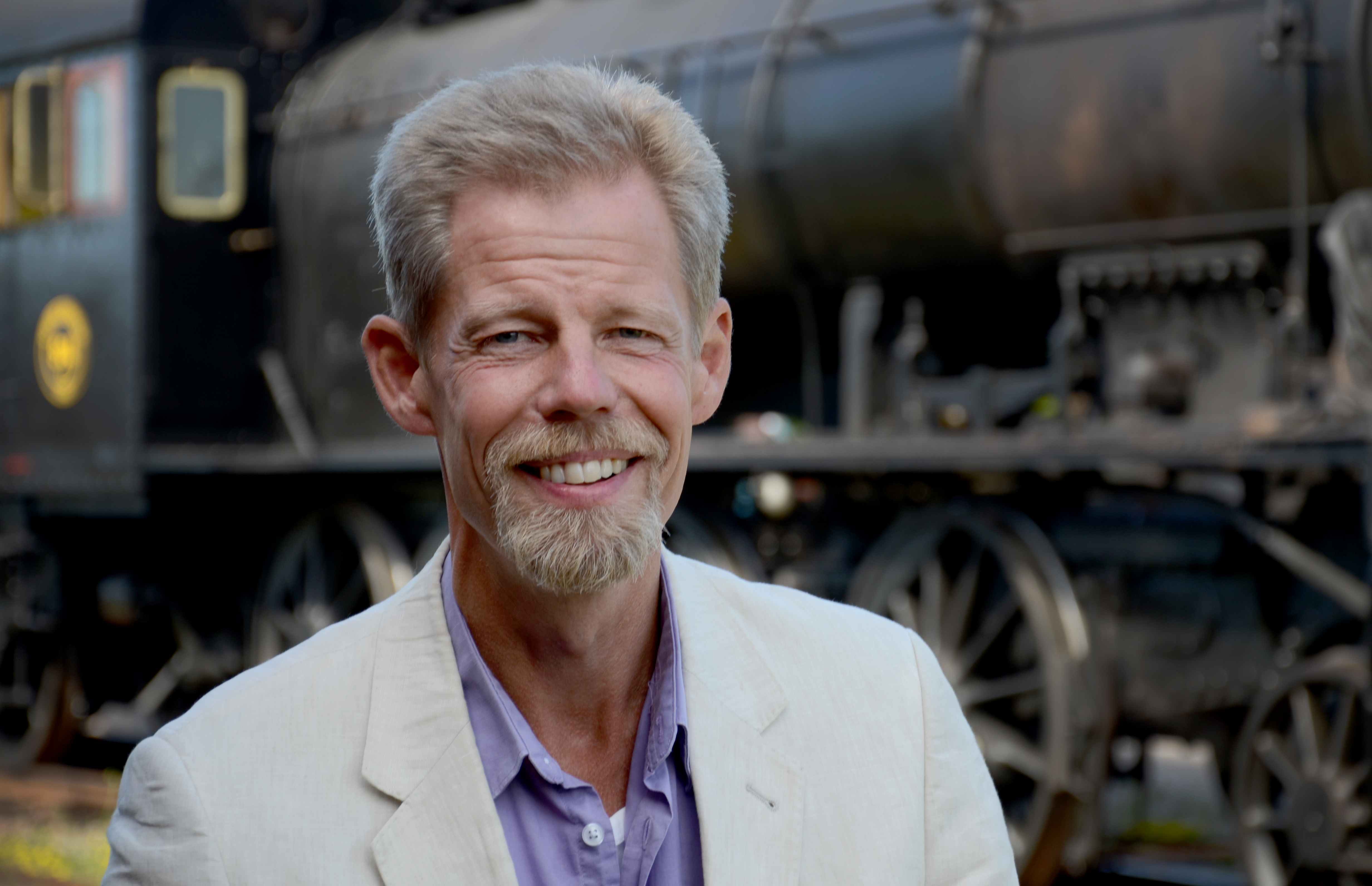Järnvägsmuseets chef Robert Sjöö.